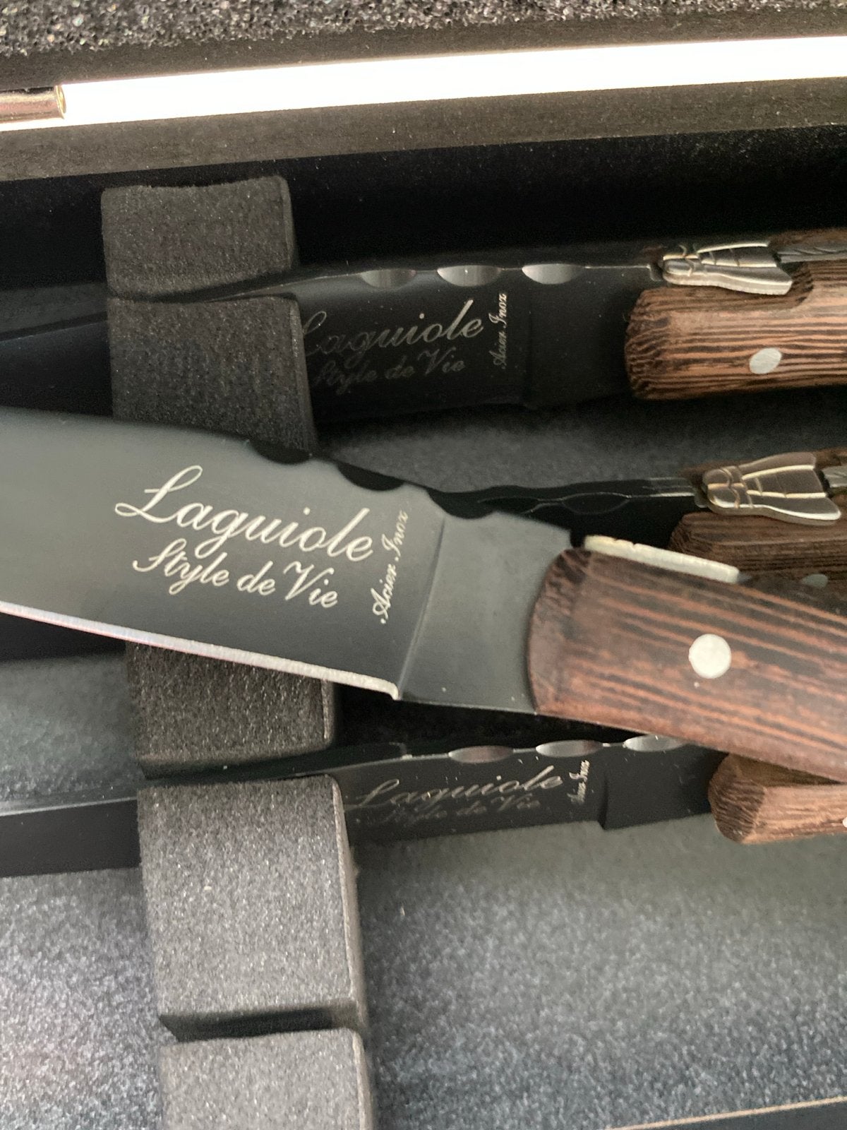 Laguiole Style de Vie Steakmessen Set - Nieuw in Doos, Nieuw, Ophalen of Verzenden, Metaal, Overige merken