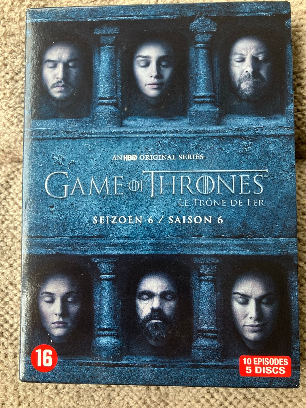 Game of Thrones Seizoen 6 DVD - 5 Discs, Vanaf 16 jaar, Nederlands, Ophalen of Verzenden, Seizoen 6