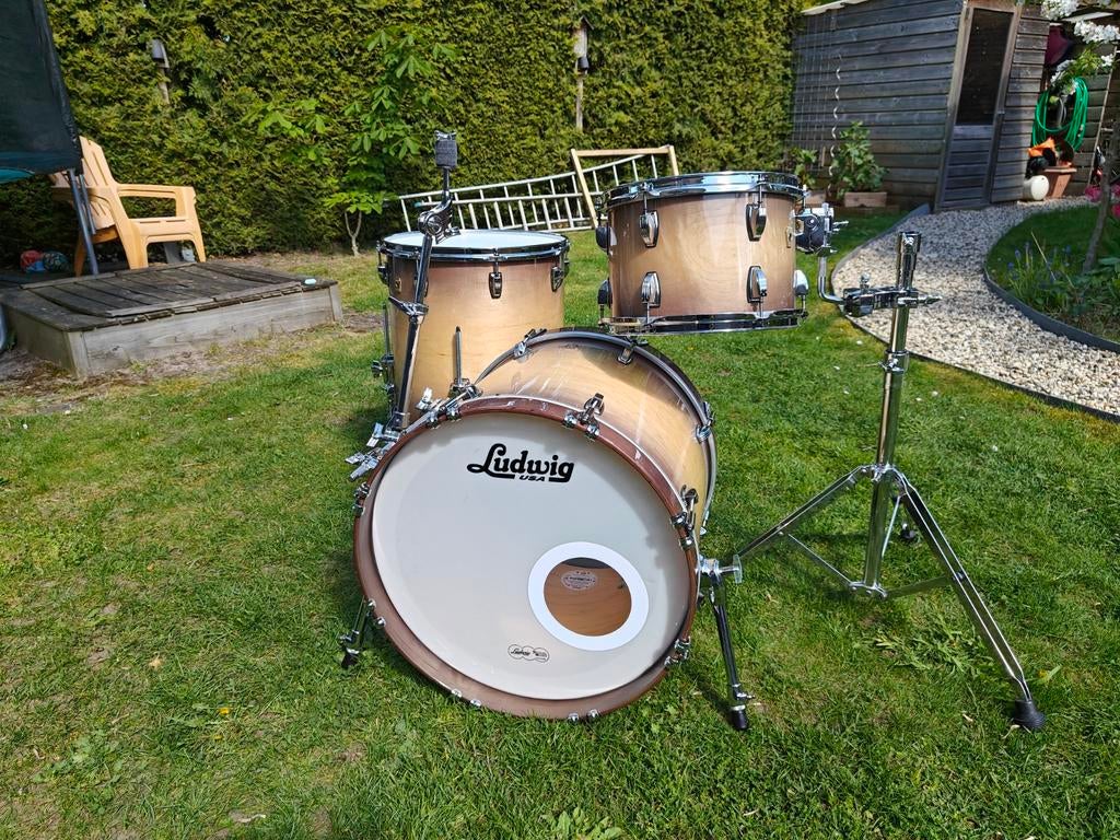 Ludwig Classic Maple - 20, 16, 12", Muziek en Instrumenten, Drumstellen en Slagwerk, Ophalen, Zo goed als nieuw, Ludwig