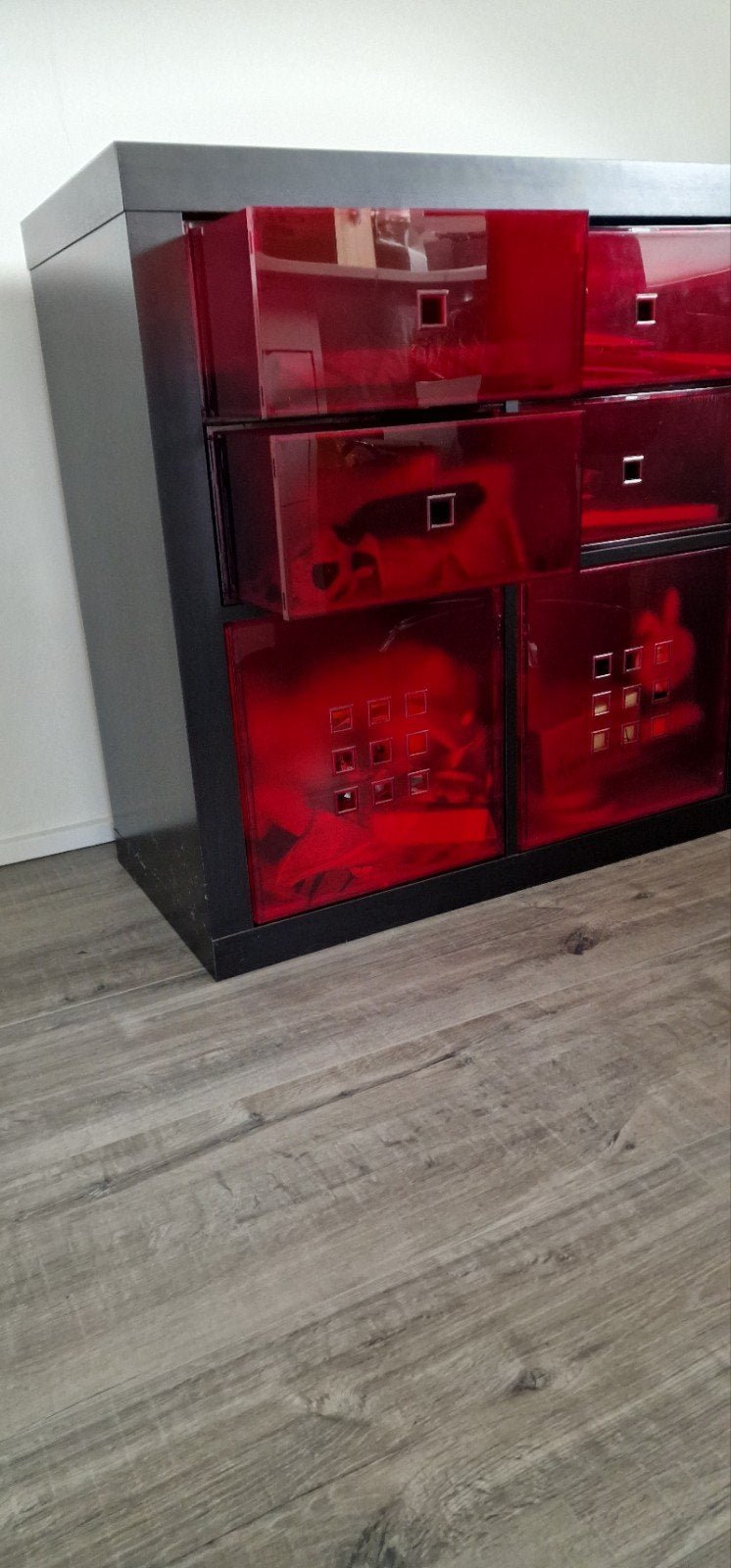 ikea kast 4 vakken, Huis en Inrichting, Gebruikt, 100 tot 150 cm, Ophalen of Verzenden, Overige houtsoorten