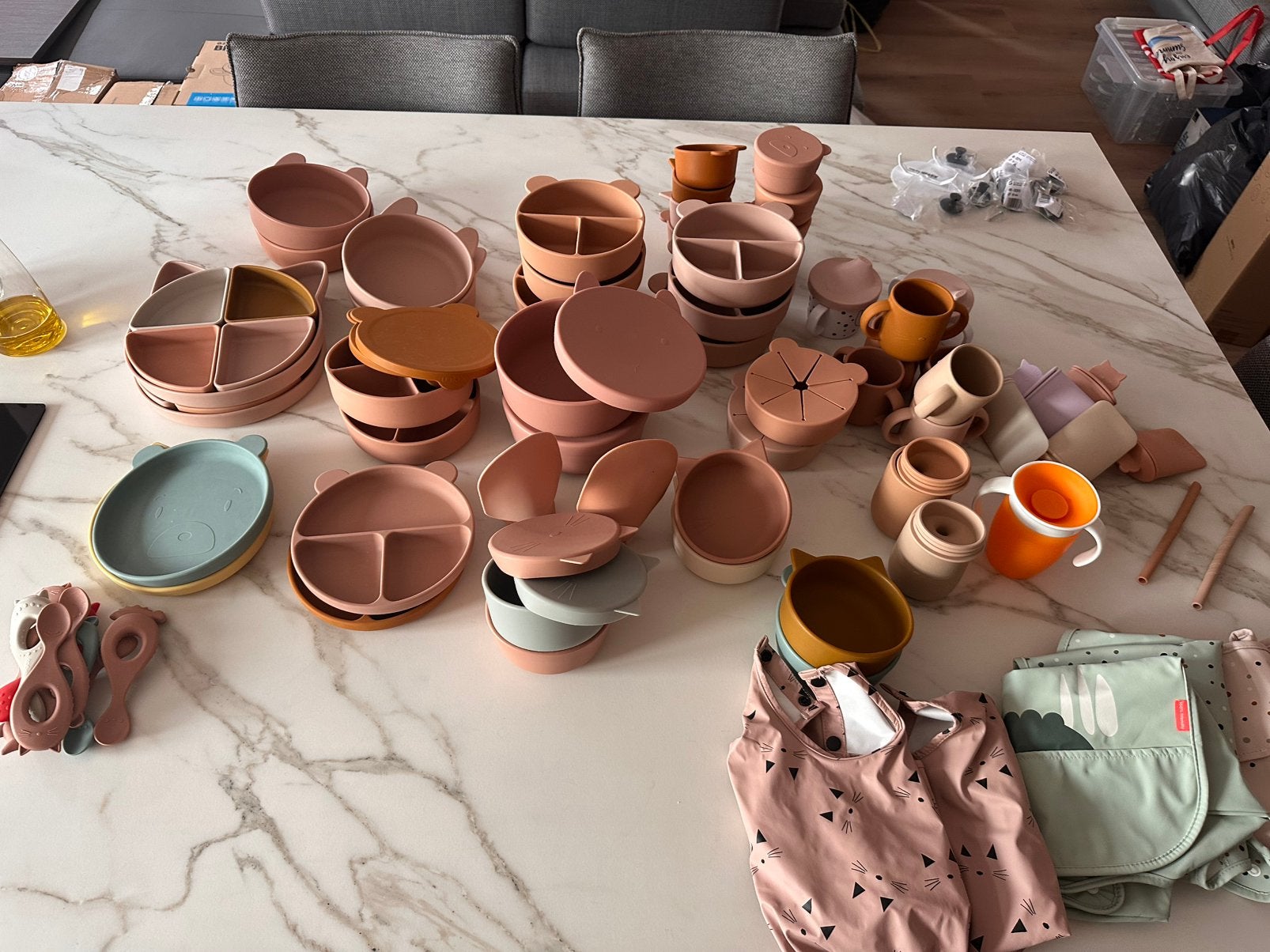 Kinder servies Liewood, Ophalen, Gebruikt