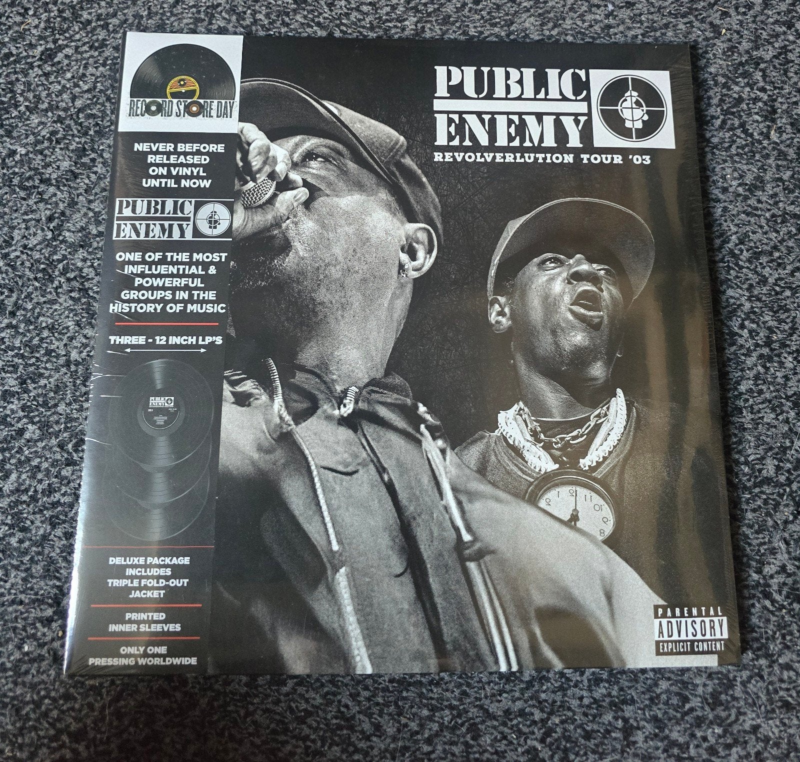 public enemy Revolution tour 3lp, Cd's en Dvd's, Vinyl | Hiphop en Rap, Ophalen of Verzenden