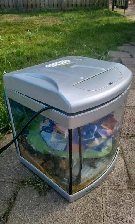 Prachtig aquarium! Kleiner formaat maar toch flink volume!, Dieren en Toebehoren, Vissen | Aquaria en Toebehoren, Ophalen of Verzenden