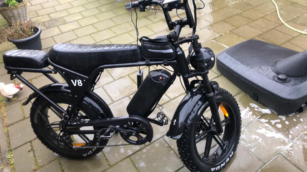 Stoere Fatbike V8 -  compleet met accu en lader. !, Overige merken, Ophalen of Verzenden, Zo goed als nieuw, Minder dan 47 cm