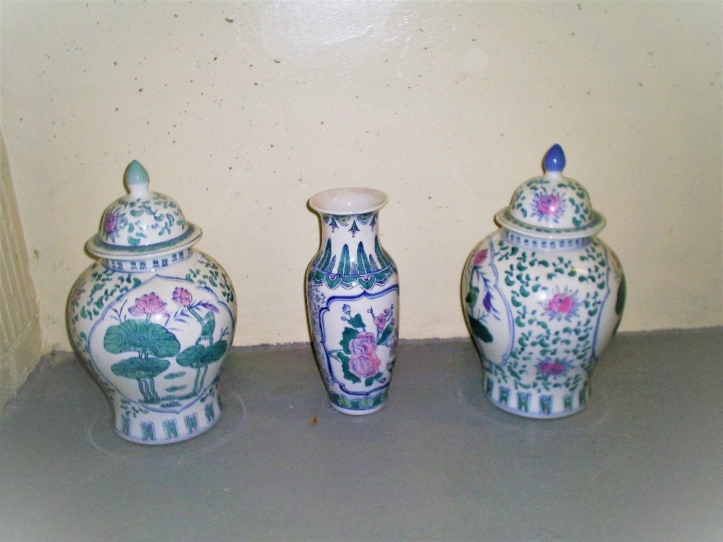 Chinees kaststel, 3-delig, in goede staat, Antiek en Kunst, Ophalen of Verzenden