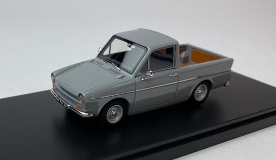 Lagamo 1:43 Daf 750 Pick Up 1965 muisgrijs - Limited 50 pcs, Overige merken, -, Nieuw, Ophalen of Verzenden