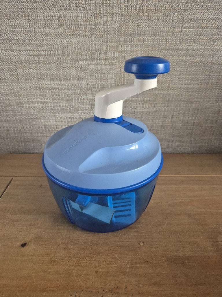Tupperware Quickchef Ø17cm Hoogte 23cm Blauw-wit, Huis en Inrichting, Keuken | Tupperware, Blauw, Overige typen, Ophalen of Verzenden