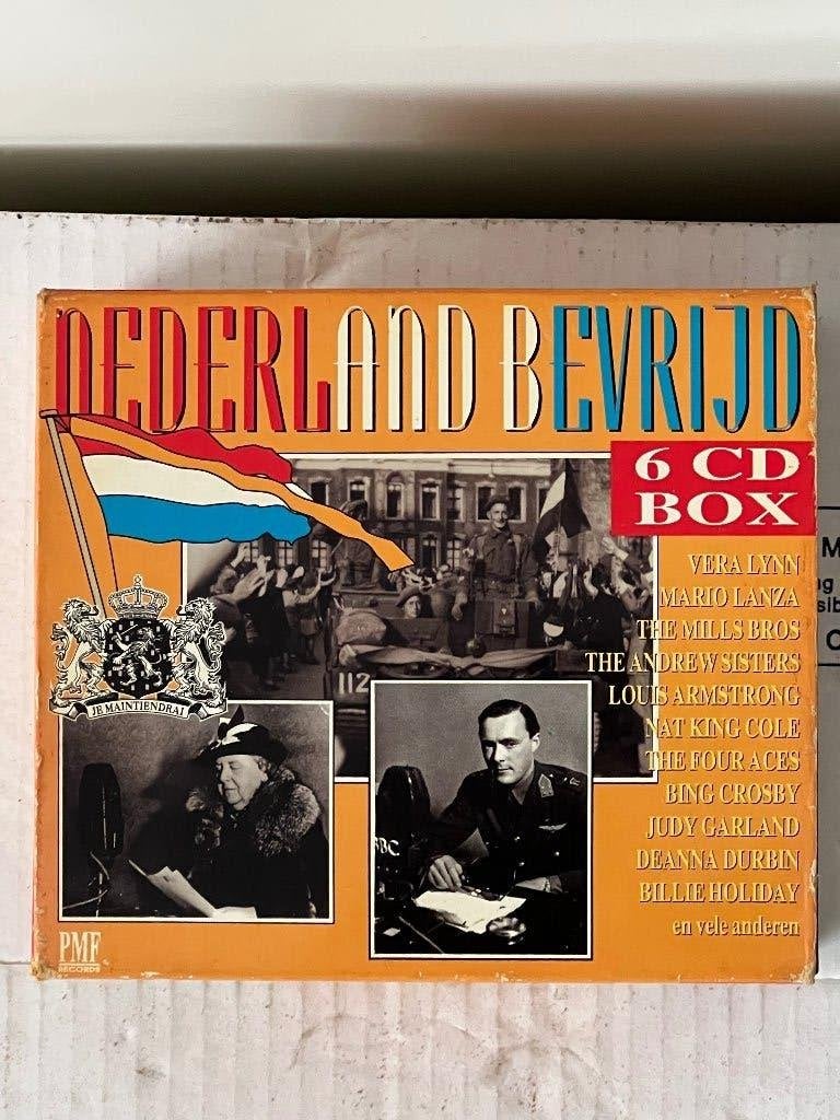 Nederland bevrijd 6 CD BOX, Cd's en Dvd's, Ophalen of Verzenden, Zo goed als nieuw