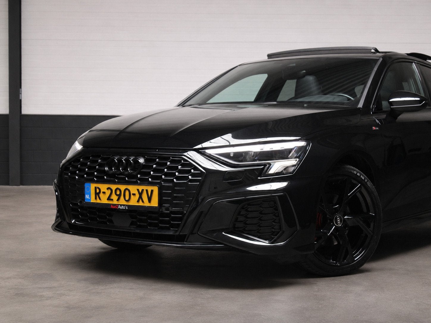 Audi A3 Sportback 35 TFSI S Line l Pano Carplay Black Optik, Auto's, 4 cilinders, Zwart, Origineel Nederlands, Bedrijf