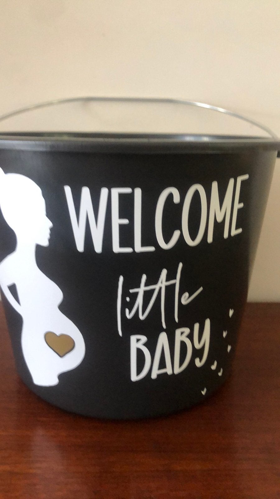 Kraamcadeau emmer 'Welcome Little Baby', Ophalen of Verzenden, Zo goed als nieuw, Kraamcadeau