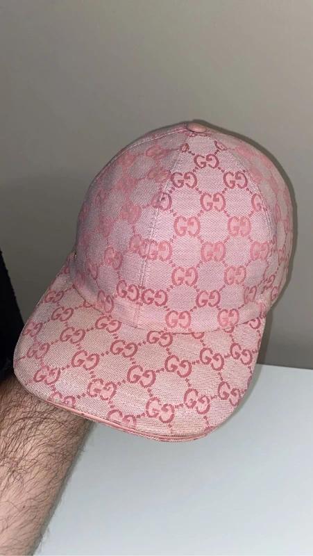 Gucci pet roze, Ophalen of Verzenden, Gedragen, 58 of 59 cm (L, 7¼ of ⅜ inch), Pet