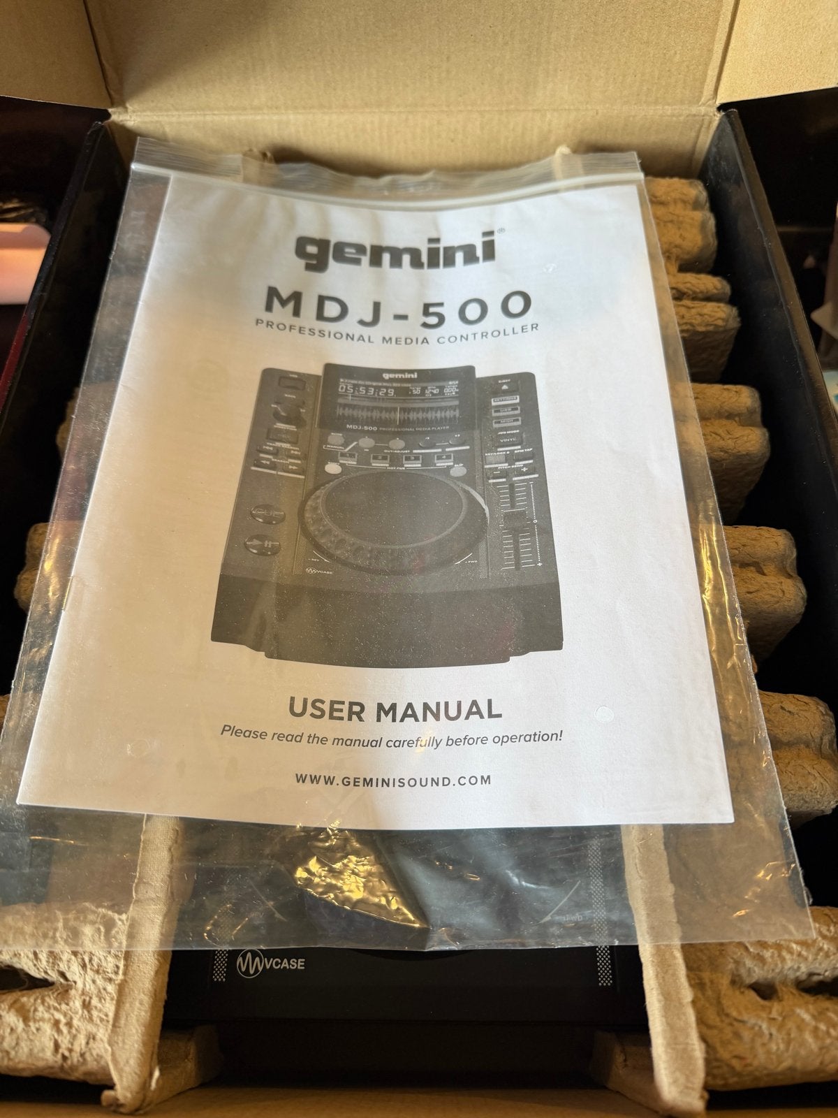 Gemini MDJ-500 Professionele Media Speler - Nieuw in doos, Ophalen of Verzenden, Nieuw, Dj-set, Overige merken