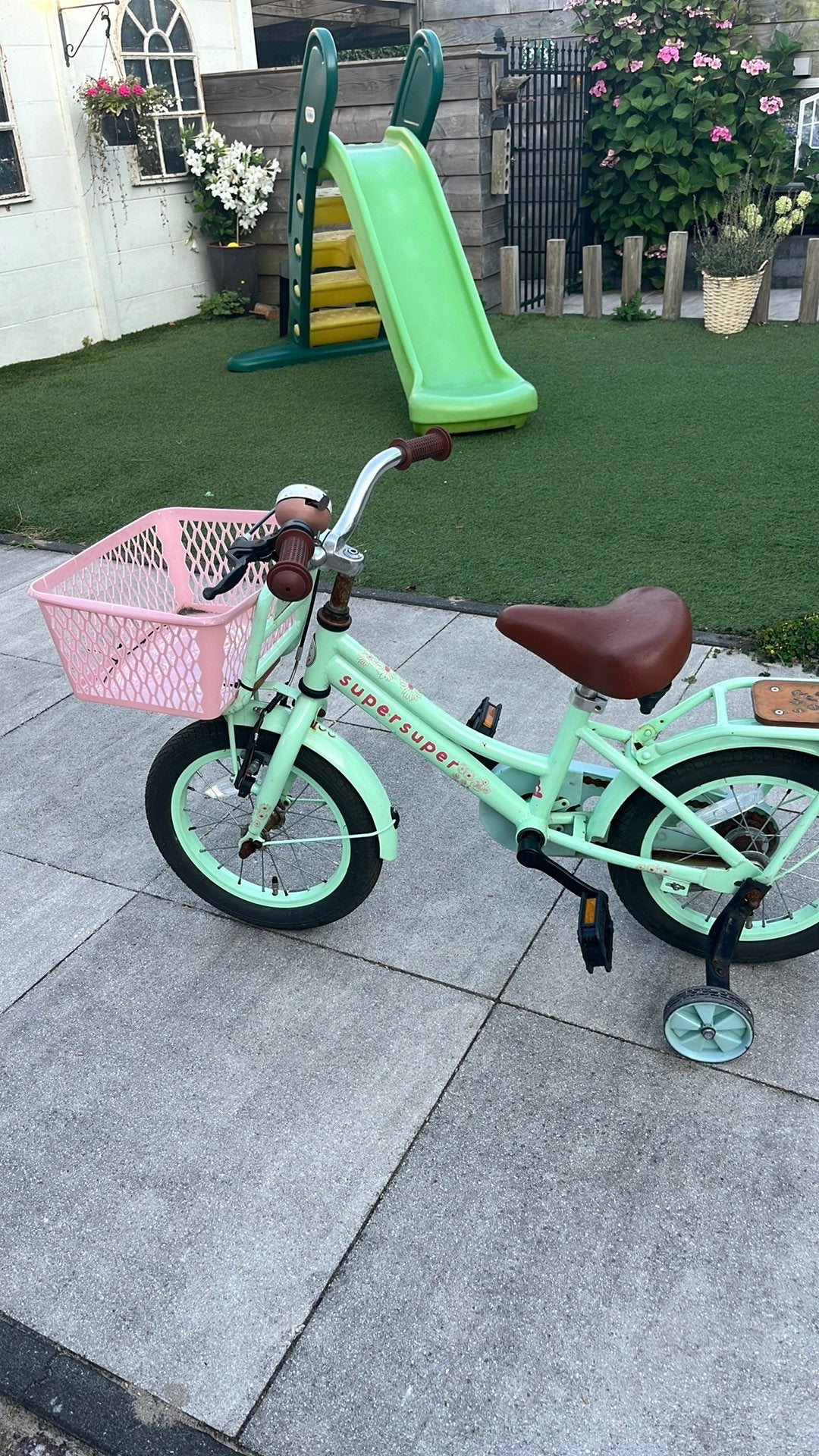 Kinderfietsje, Ophalen, Gebruikt, Terugtraprem
