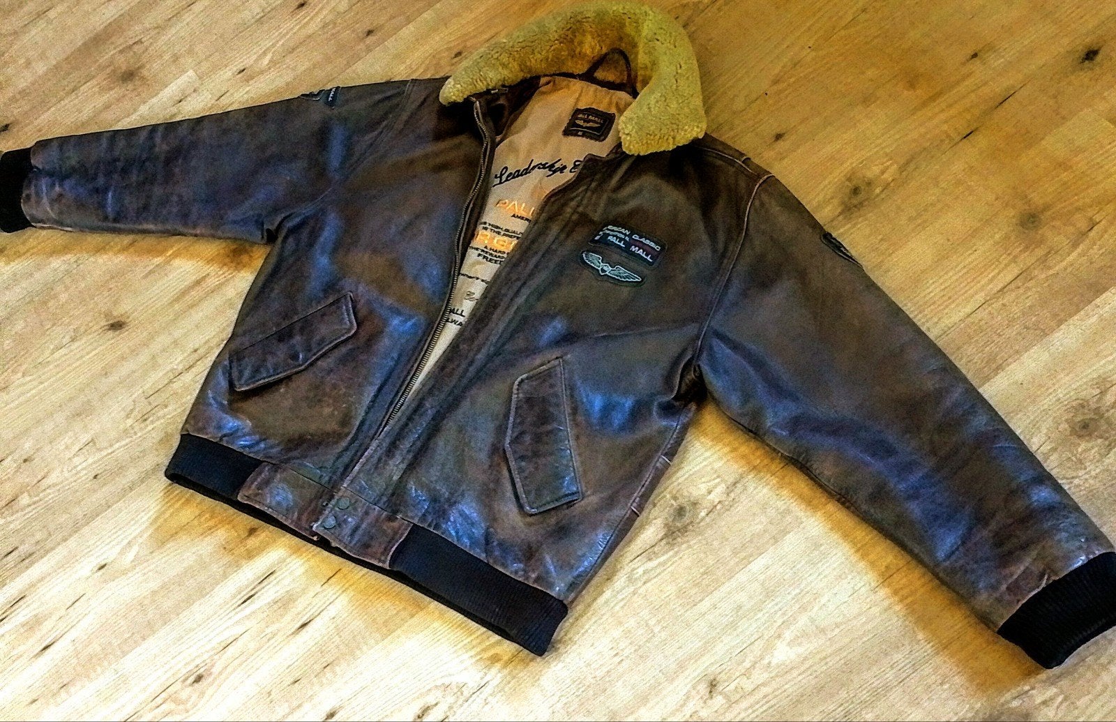 Fraai klassiek Pall Mall piloten jack!, Kleding | Heren, Bruin, Pall Mall PME Legend, Maat 56/58 (XL), Ophalen of Verzenden