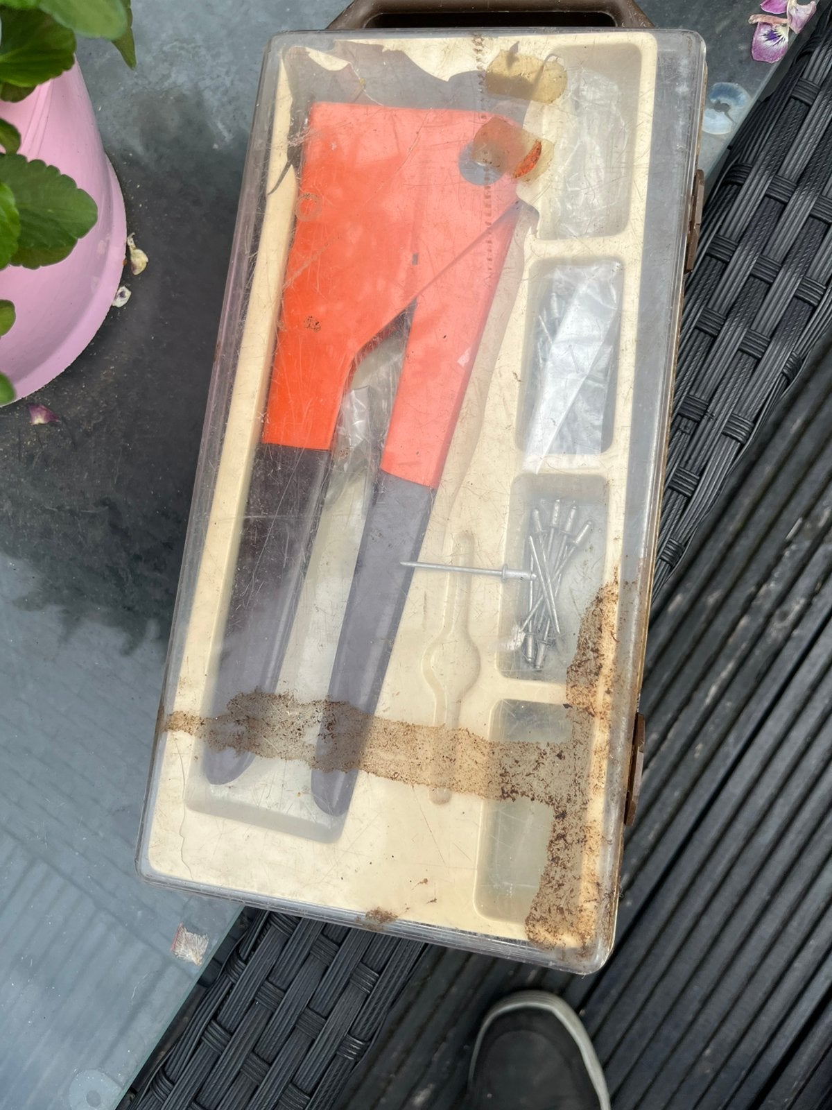 Te koop een popnageltang, Ophalen of Verzenden, Zo goed als nieuw