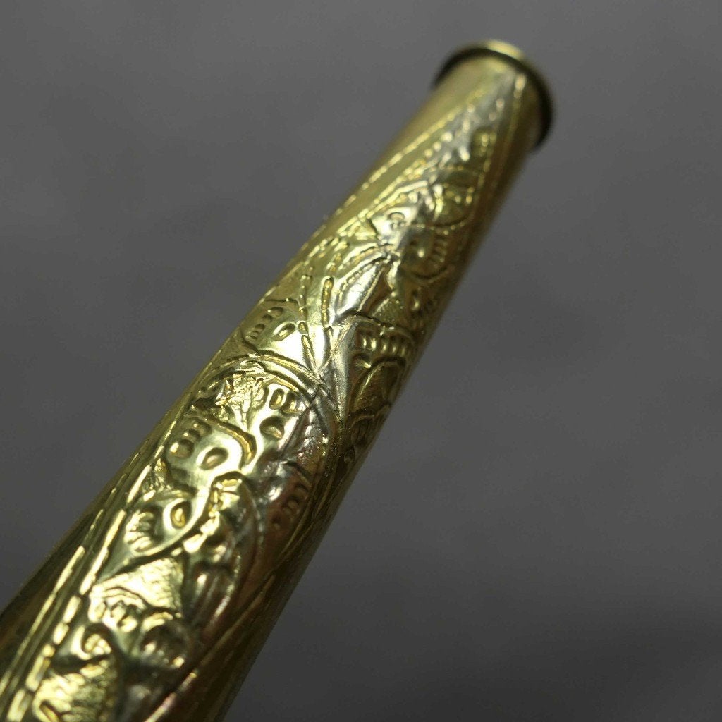Pendok Tombak OS5 decoratie selut keris Speer lans schacht, Antiek en Kunst, Ophalen of Verzenden