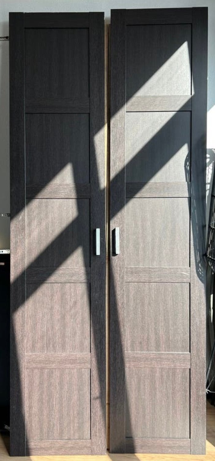 2x Ikea Pax / Bergsbo deuren, Ophalen, 200 cm of meer, 50 tot 100 cm, Zo goed als nieuw