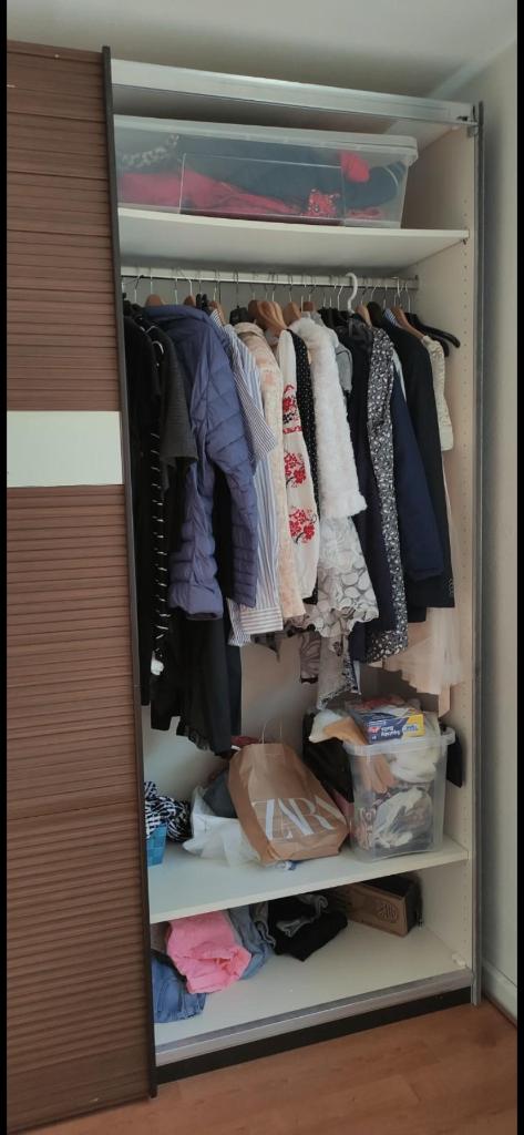Large wardrobe-full size mirror, Gebruikt, Minder dan 100 cm, 25 tot 50 cm, 50 tot 100 cm