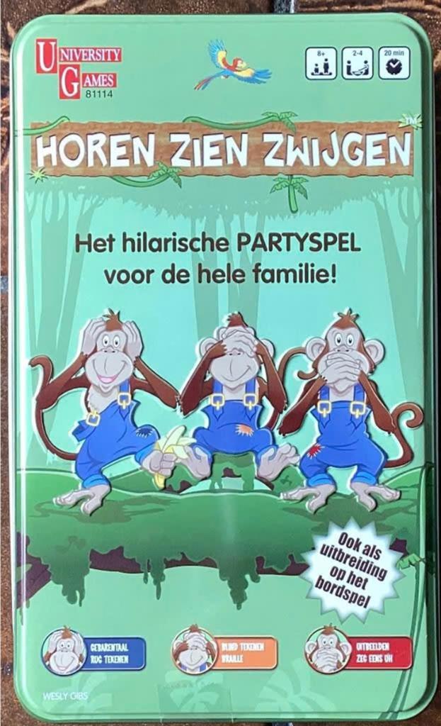 Horen Zien en Zwijgen in blik, Ophalen of Verzenden, Zo goed als nieuw