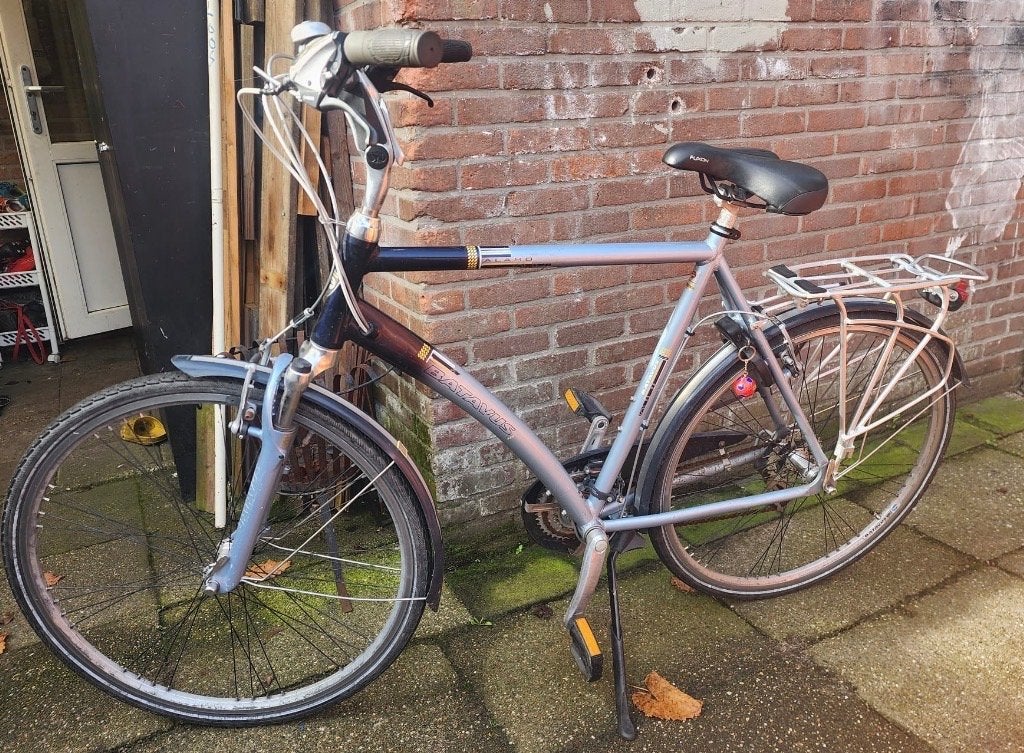 Batavus Alamo herenfiets, Fietsen en Brommers, Ophalen, Gebruikt, Velgrem, Versnellingen
