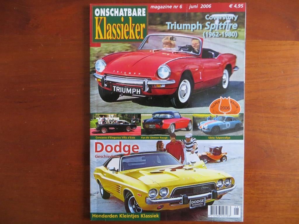Onschatbare Klassieker 6 2006 Triumph Spitfire (1962-'80), Ophalen of Verzenden, Nieuw, Overige merken