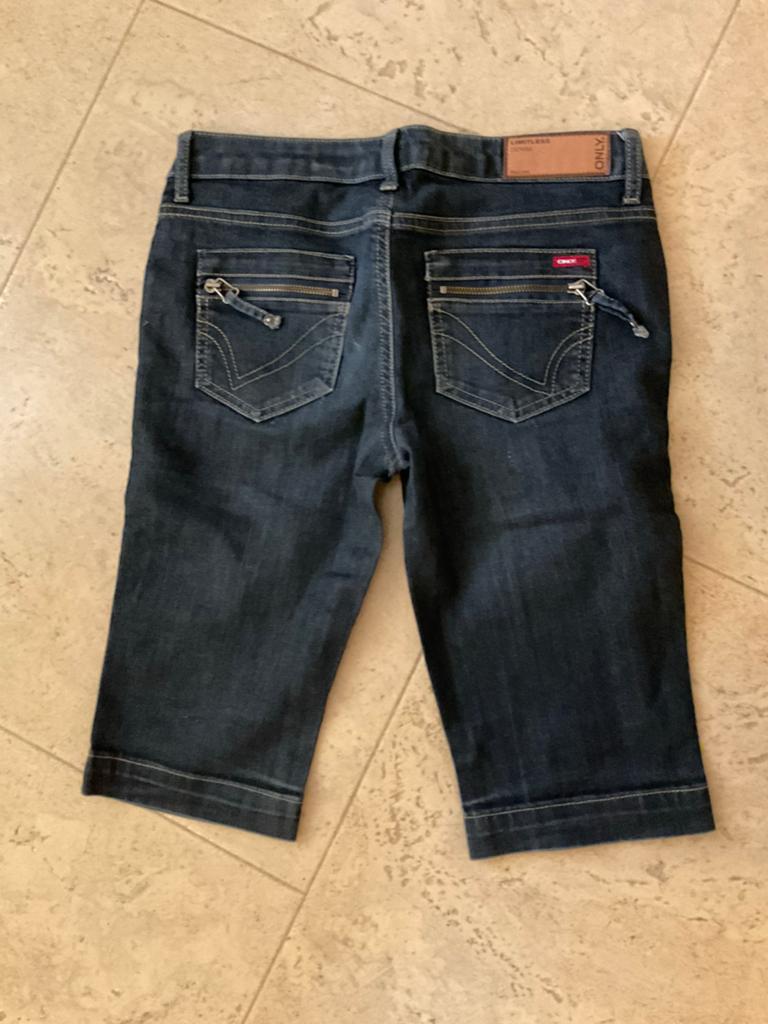Only Capri Jeans - Maat 36 (S) - Zo goed als nieuw, Kleding | Dames, Blauw, Ophalen of Verzenden, Zo goed als nieuw, Driekwart