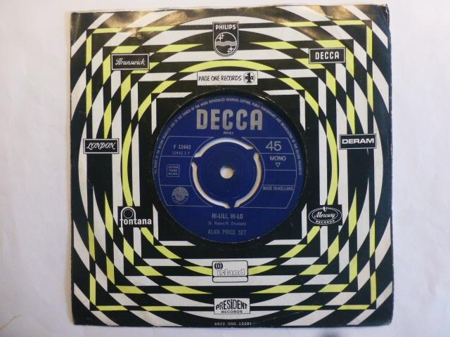 Alan Price Set. Hi-lili, hi-lo./ Take me home., Gebruikt, 7 inch, Single, Ophalen of Verzenden