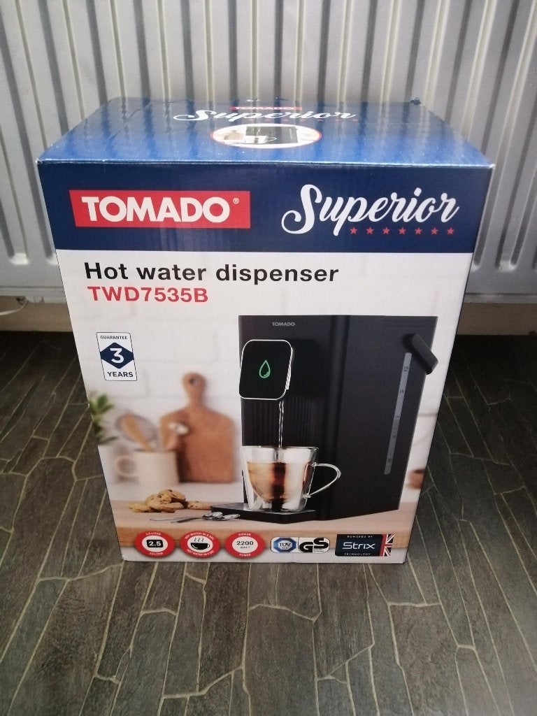 Tomado Hot water dispenser - nieuw, 2 liter of meer, Ophalen, Nieuw