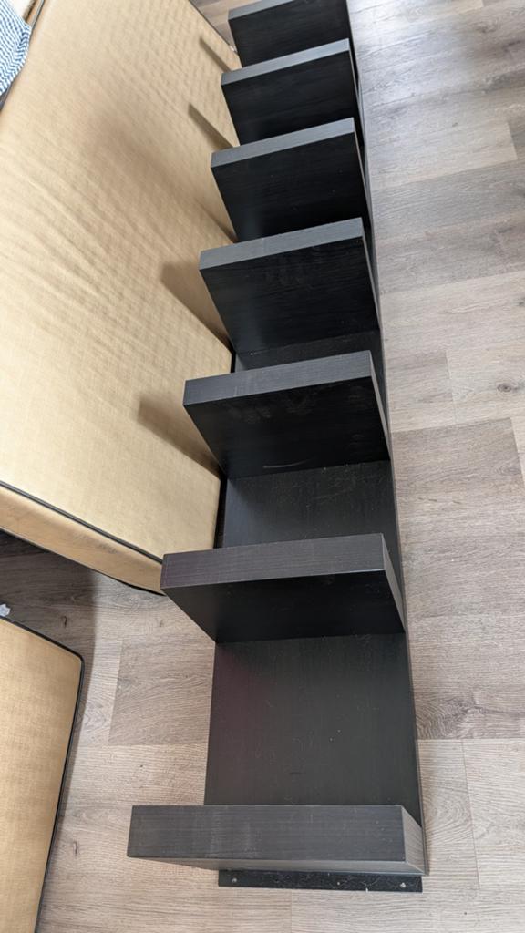 IKEA Lack wandplank 190x28x30 cm zwart - Nette staat, Ophalen, Met plank(en), Gebruikt, 150 tot 200 cm