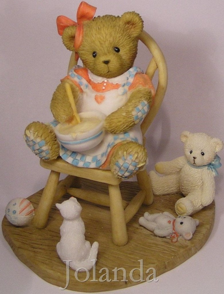 Cherished Teddies Miranda and Deb, Ophalen of Verzenden, Zo goed als nieuw, Beeldje, Cherished Teddies