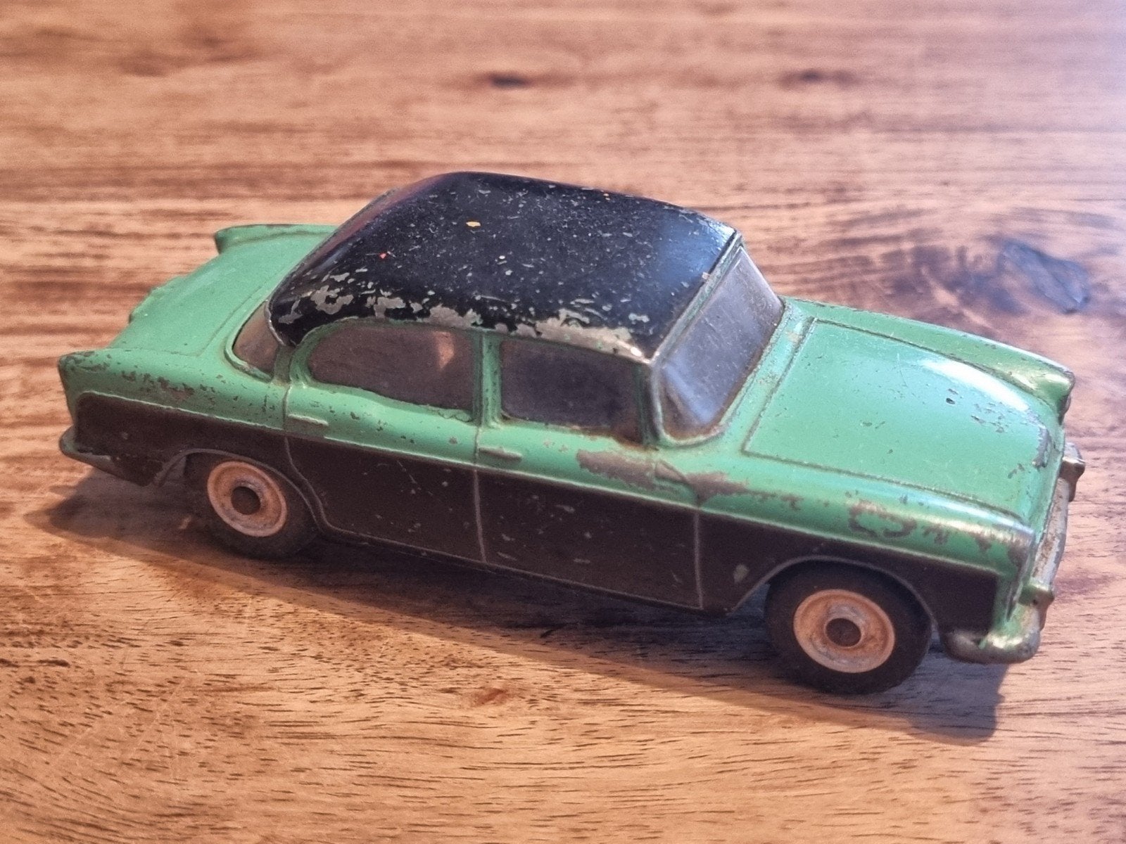 Vintage Dinky Toys Humber Hawk - Groen/Zwart, Ophalen of Verzenden, Gebruikt, Overige typen