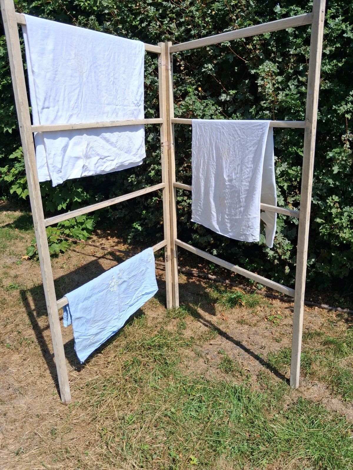 Groot brocante wasrek droogrek, Ophalen of Verzenden