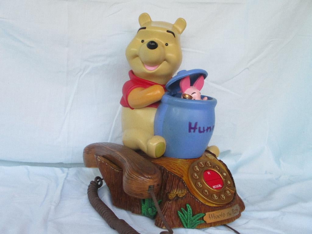 Winnie the Pooh échte Telefoon,v.a 30,00e, Verzamelen, Disney, Ophalen of Verzenden, Winnie de Poeh of vrienden, Gebruikt, Beeldje of Figuurtje