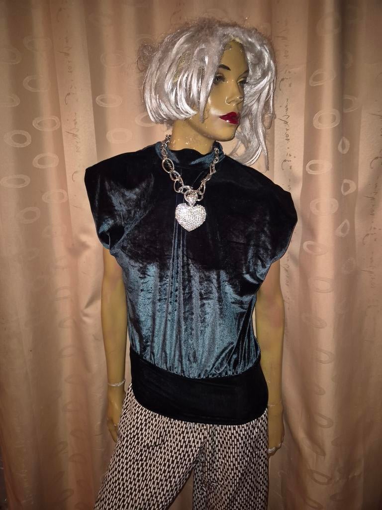 Elegante fluwelen top met korte mouwen van zara maat M zgan, Kleding | Dames, Maat 38/40 (M), Zara, Ophalen of Verzenden, Zo goed als nieuw
