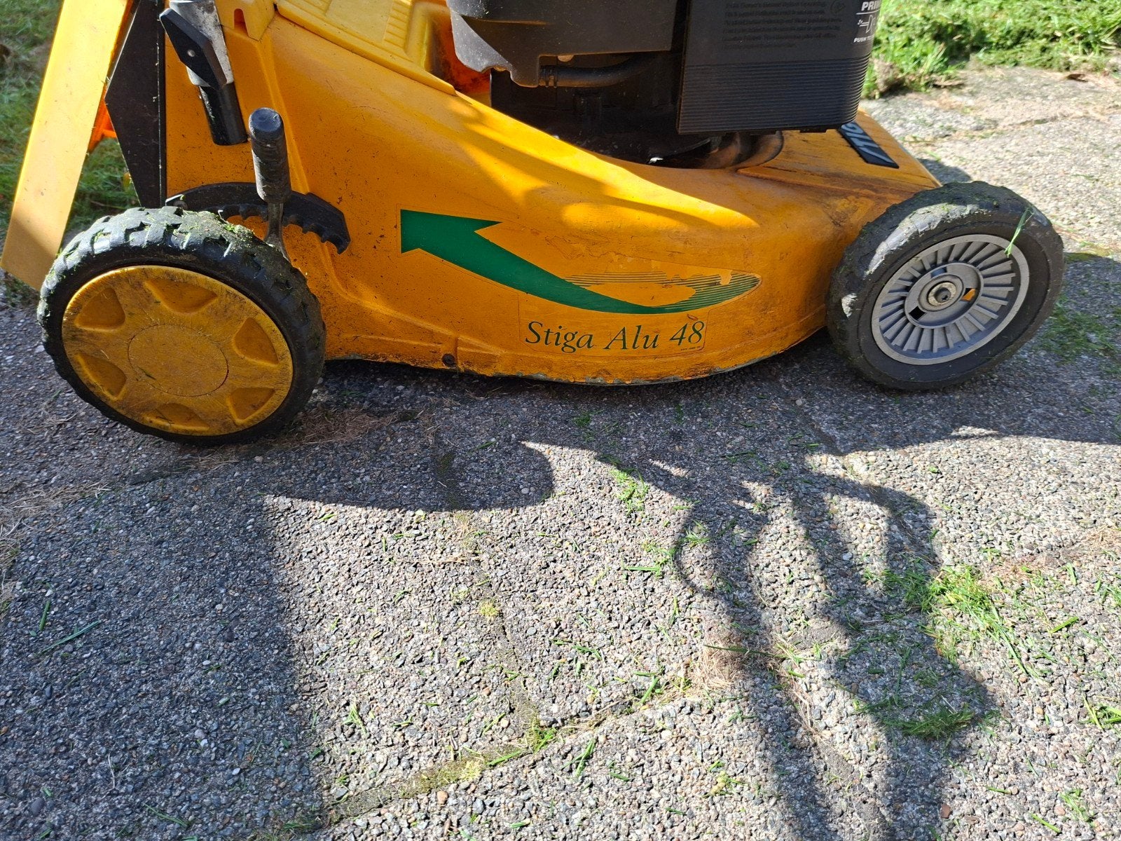 stiga motormaaier, Ophalen, Cirkelmaaier, Gebruikt, Stiga
