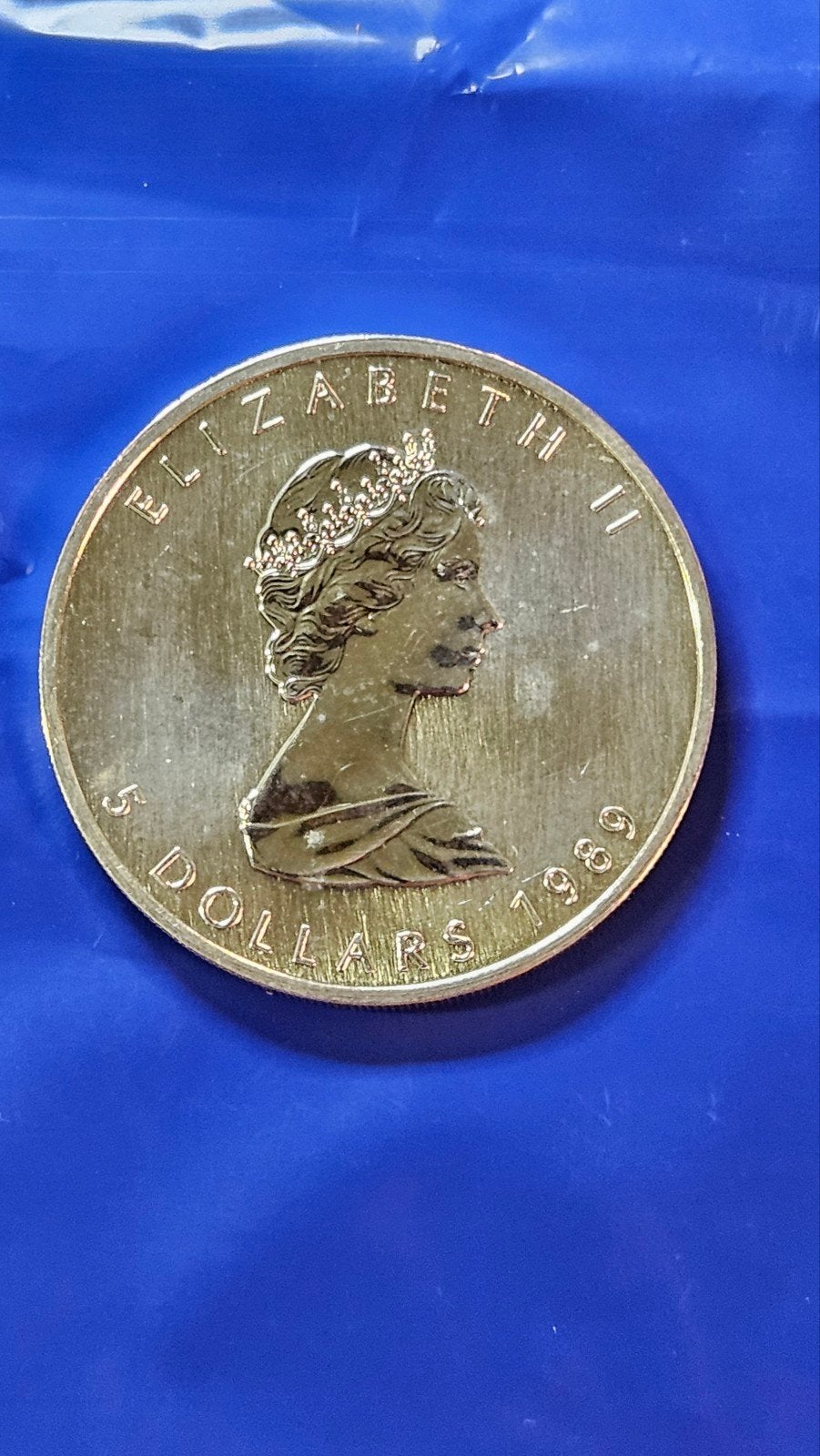 1 ounce maple leaf 1989, Ophalen of Verzenden, Noord-Amerika