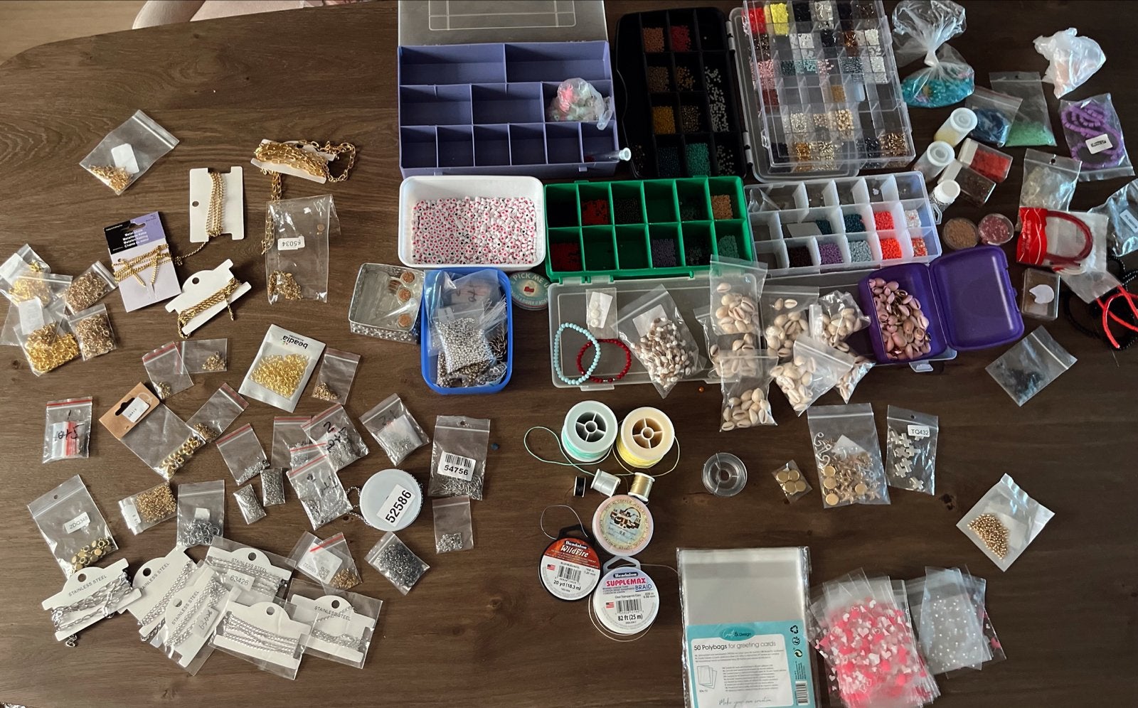 Groot pakket sieraden maken benodigdheden, Ophalen of Verzenden, Zo goed als nieuw, Bedel