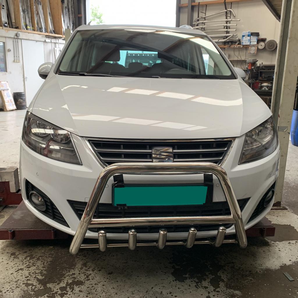 Seat Alhambra Pushbar Bullbar met carterbeschermer, Niet ingevuld, Niet ingevuld, Niet ingevuld