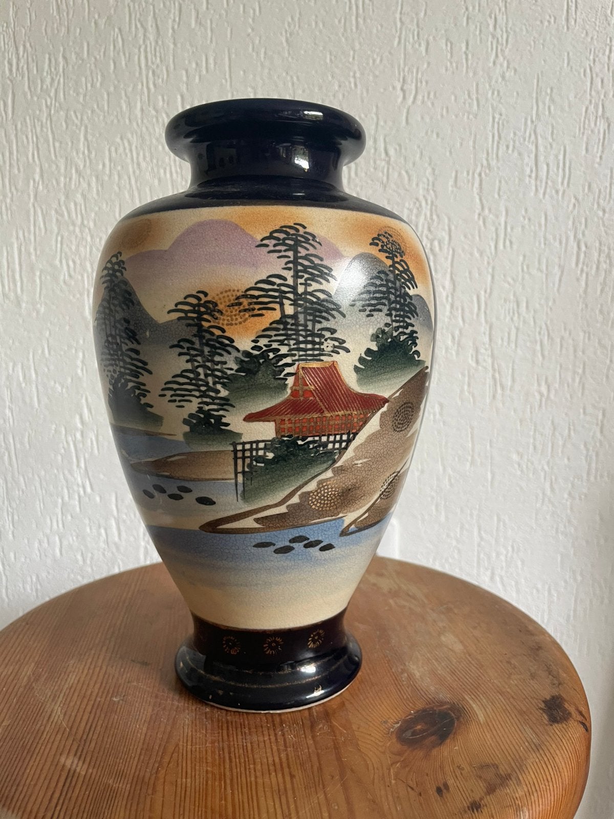 2 handbeschilderde antieke Satsuma vazen, Ophalen of Verzenden