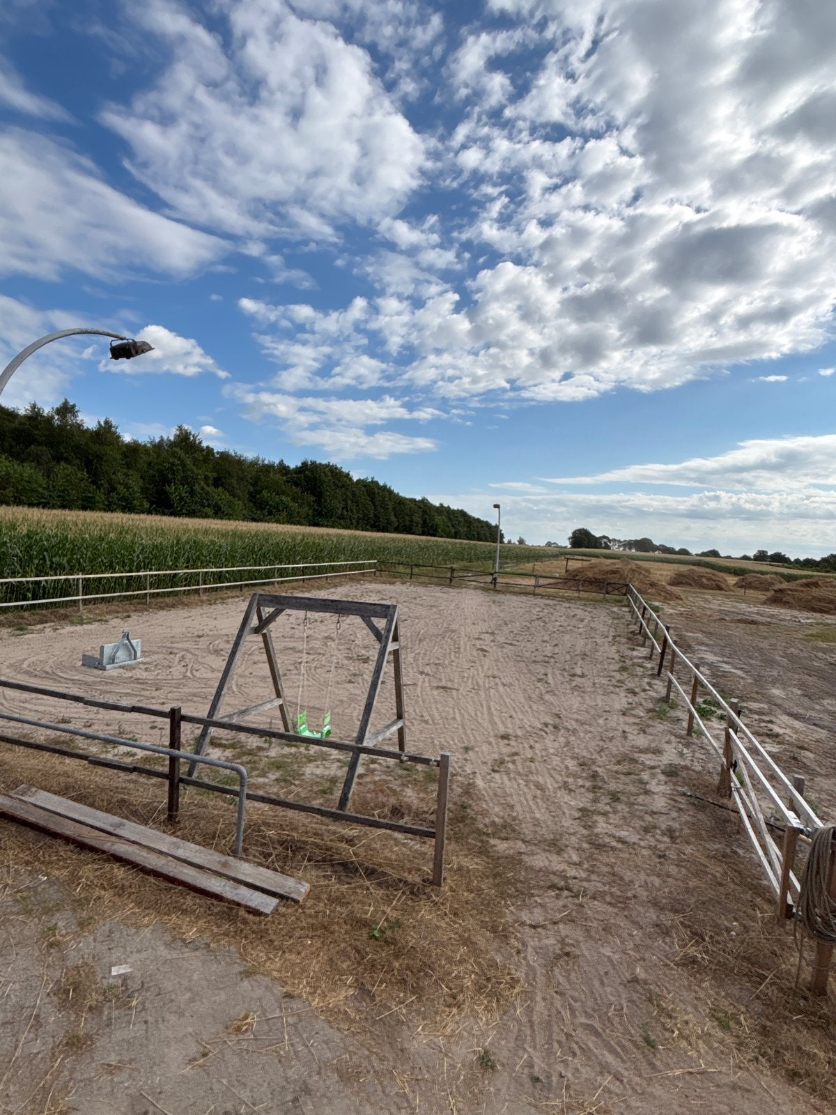 Paardenbak omheining hout te koop, Dieren en Toebehoren, Ophalen, Gebruikt, Veelzijdigheid