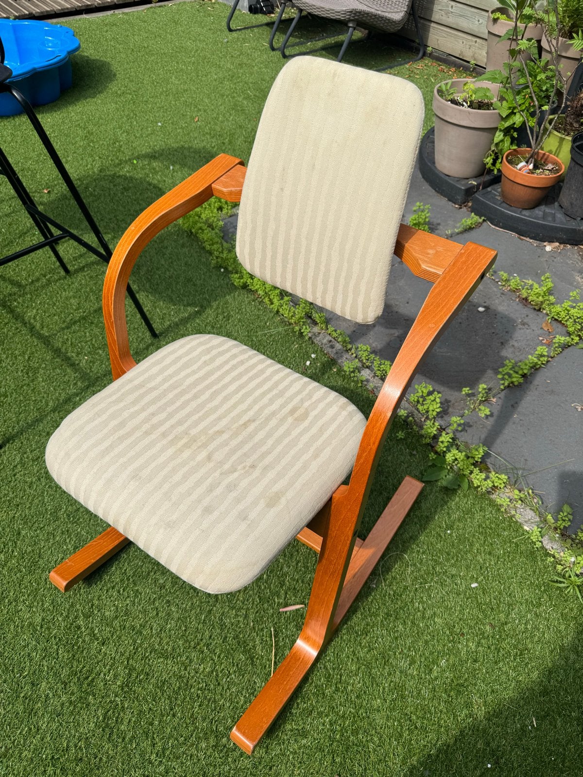 Actulum balansstoel Stokke, Huis en Inrichting, Stoelen, Ophalen, Gebruikt, Blauw, Eén