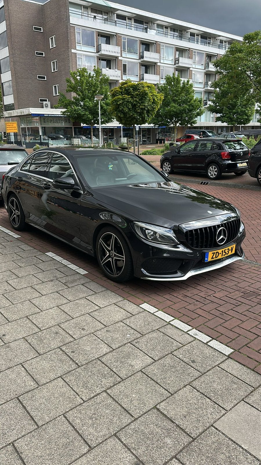Mercedes-Benz C220 CDI Edition AMG 2018 Automaat 9G-Tronic, Auto's, Mercedes-Benz, Automaat, 1800 kg, Zwart, 4 cilinders
