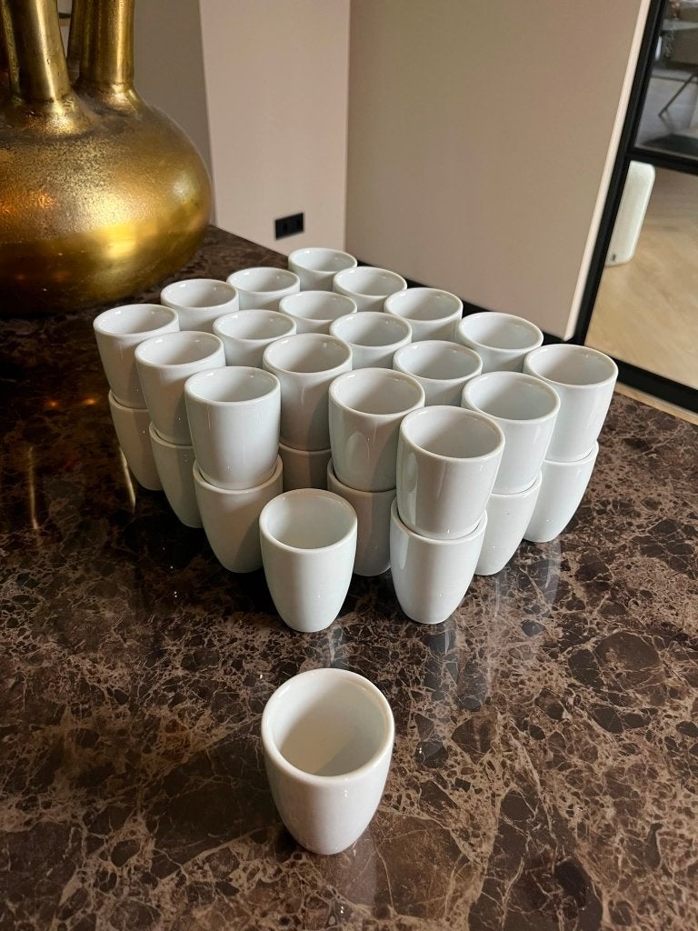 partij amuse espresso kopjes servies, schotels horeca,, Ophalen, Overige stijlen, Kop(pen) en/of Schotel(s)
