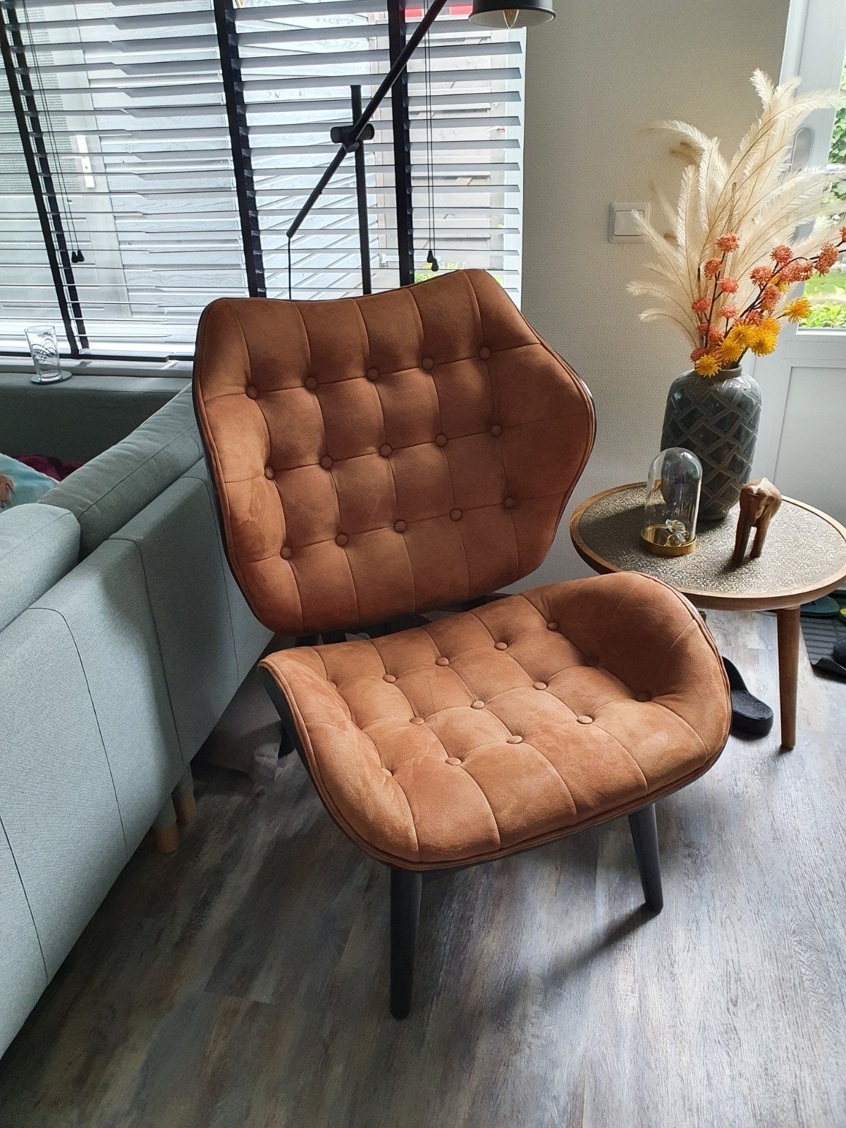 mooie fauteuil Eijerkamp, Ophalen, Hout, 75 tot 100 cm, Zo goed als nieuw
