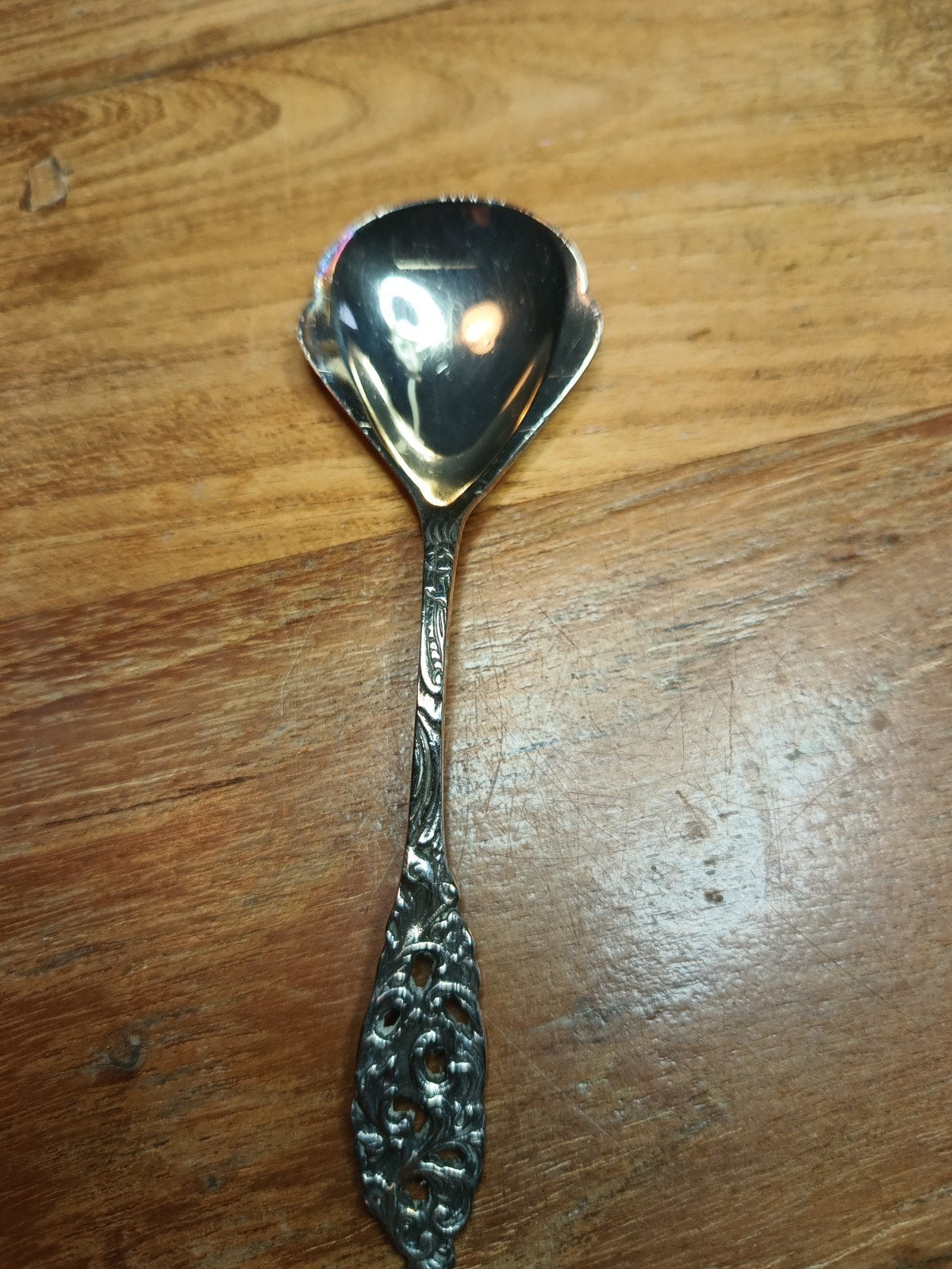 suiker lepel verzilverd zilpla, Antiek en Kunst, Ophalen of Verzenden