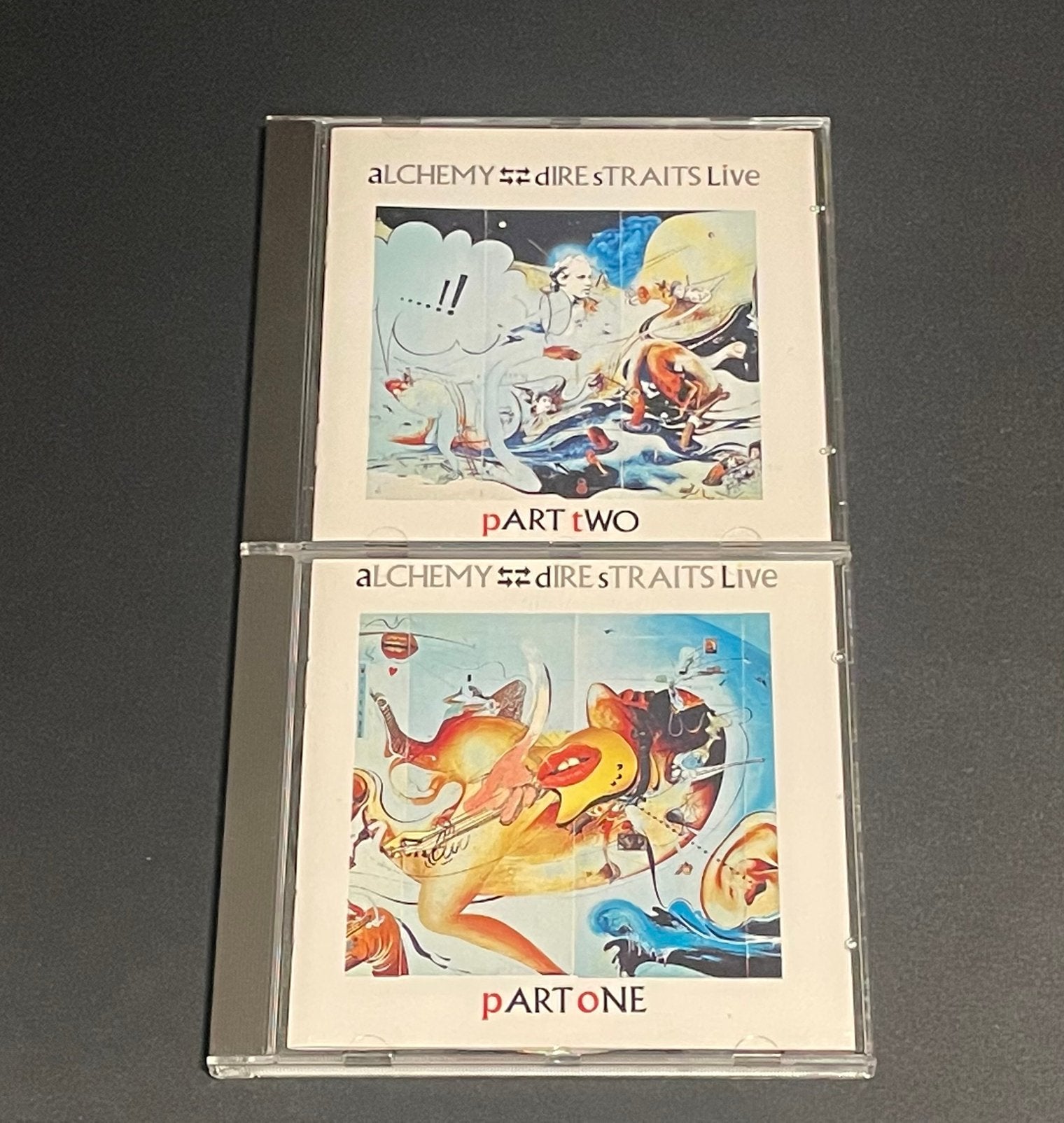 Dire straits live alchemy part 1 & 2 | red swirl, Ophalen of Verzenden, Overige periodes