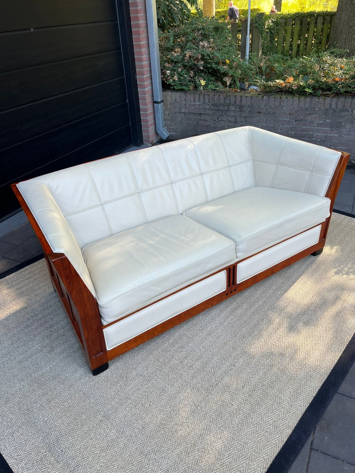 Schuitema decoforma 2.5 zits bank Lawrence. Artdeco, Huis en Inrichting, Ophalen, Hout, 150 tot 200 cm, Tweepersoons