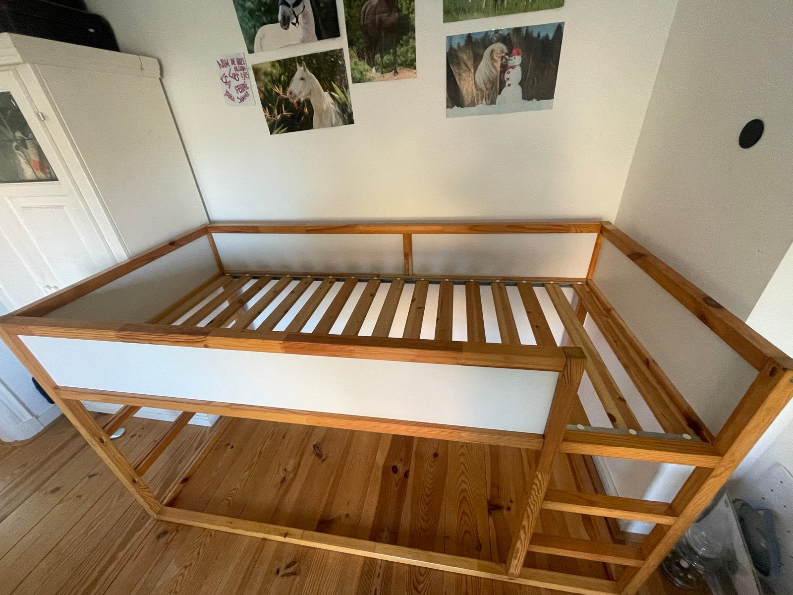 Ikea Kura keerbare hoogslaper, Gebruikt, 90 cm, Eenpersoons, Minder dan 160 cm