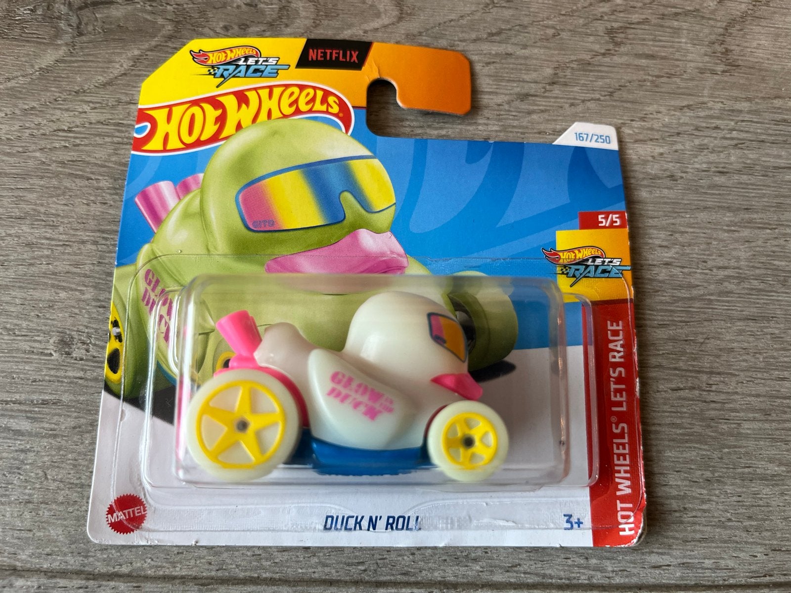Hot Wheels Duck N' Roll (Netflix Let's Race) 167/250, Ophalen of Verzenden, Nieuw