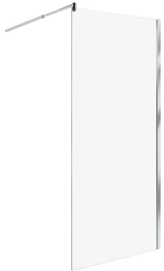 Douchescherm gehard glas 95x192cm, Doe-het-zelf en Verbouw, Ophalen, Gebruikt, Glas, Douche